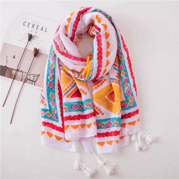 2/$30 Ladies Wild Print Scarf - Picture 1 of 7